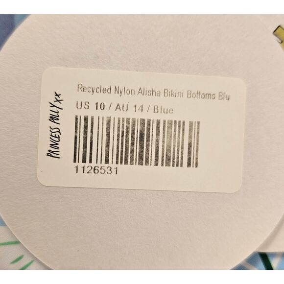 NWT Princess Polly swim bottoms recycled nylon alisha daisy cheeky tie side 10 - Picture 6 of 9